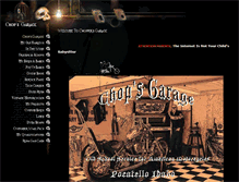 Tablet Screenshot of chopsgarage.com